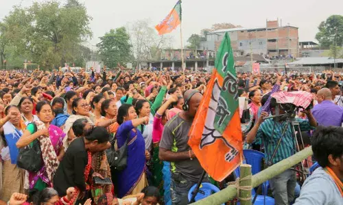 असम में भाजपा की बढ़त का संबंध रिकॉर्ड मतदान से नहीं असम में भाजपा की बढ़त का संबंध रिकॉर्ड मतदान से नहीं